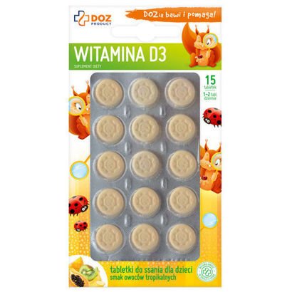 Vitamin D3 chewable tablets for children 15's
