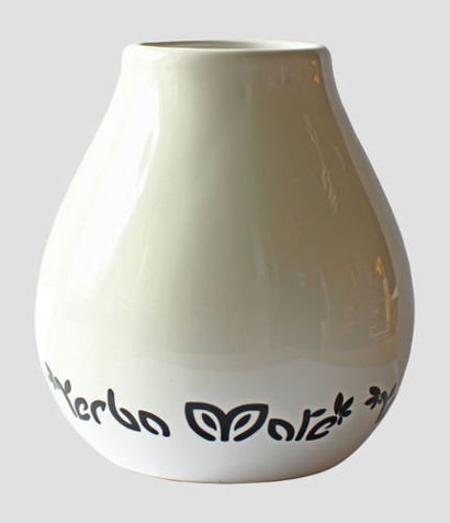White Ceramic Gourd