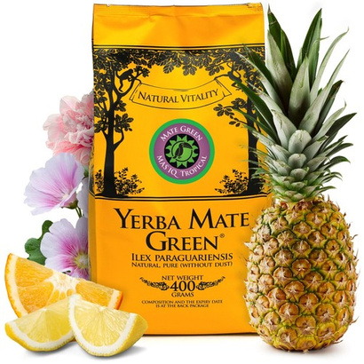Yerba Mate Green MAS IQ Tropical 400g