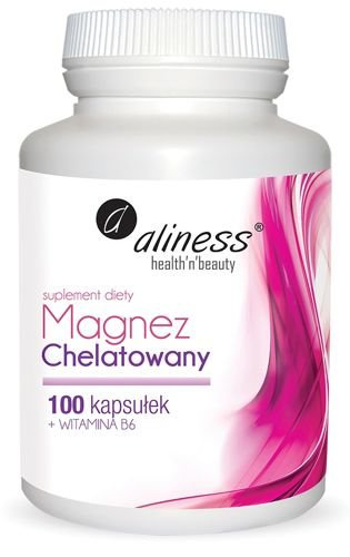 Aliness MAGNESIUM CHELATE 560 mg + Wit B6 x 100 capsules