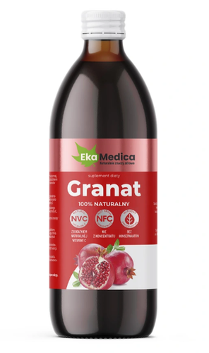 GRANAT 100% CZYSTEGO SOKU Z GRANATÓW.