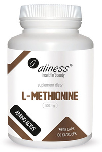 L-Methionine 500mg,100 vegan capsules