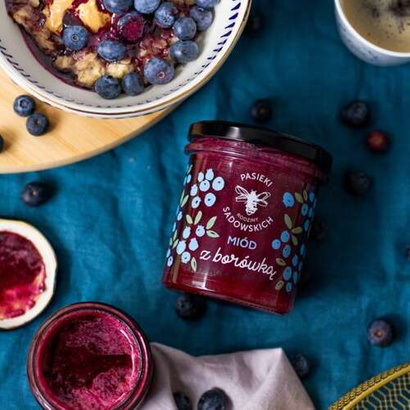 Miód z borówką - 430 g