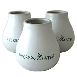White Ceramic Gourd