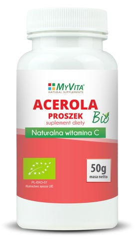 Acerola BIO natural vitamin C powder 50g from MyVita