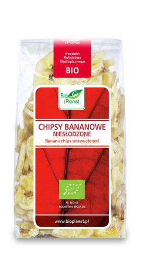 UNSWEETENED BANANA CHIPS 150g from BIO PLANET