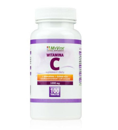 WITAMINA C 1000MG + BIOFL. + RÓŻA 100TABL