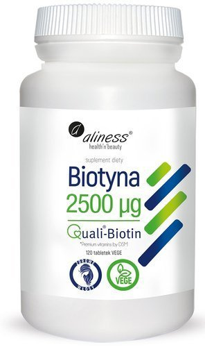 Biotyna 2500 mcg QualiBiotin® x 120 tabletek VEGE