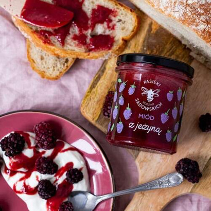 Honey with blackberry - 430 g