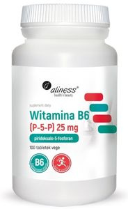 Vitamin B6 (P-5-P) 25 mg x 100 VEGE tablets