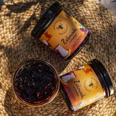 Żelowocki z miodem Jagody 320 g