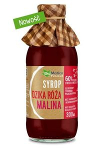 Syrop Dzika Róża Malina 300ml