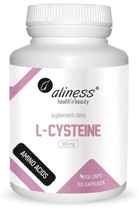 L-Cysteine 500 mg, 100 vegan capsules