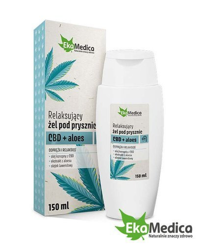 Relaksujący żel pod prysznic CBD + aloes 150 ml