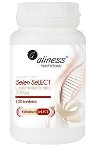 Selen Select® L-selenometionina 200µg 100 tabletek