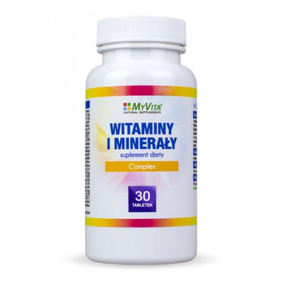 Witaminy i Minerały Complex 30 tabletek MyVita