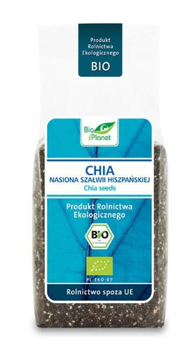 CHIA - NASIONA SZAŁWII HISZPAŃSKIEJ (Salvia hispanica) BIO 200 g - BIO PLANET 