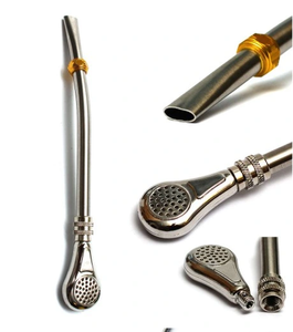 Bombilla do Yerba Mate SANTIAGO 16 cm pierścień