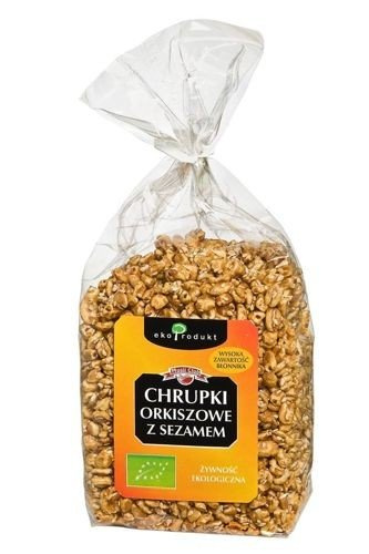 CHRUPKI ORKISZOWE Z SEZAMEM BIO 160 g - EKOPRODUKT 