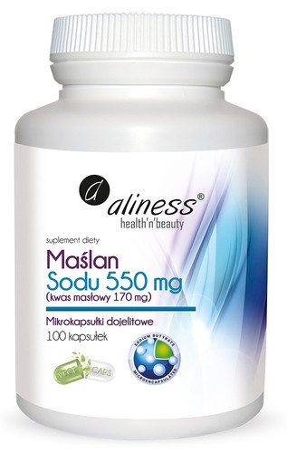 Maślan Sodu 550 mg (Kwas masłowy 170 mg)