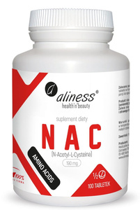 NAC 500mg capsules, N-Acetyl-L-Cysteine, 100 vegan capsules